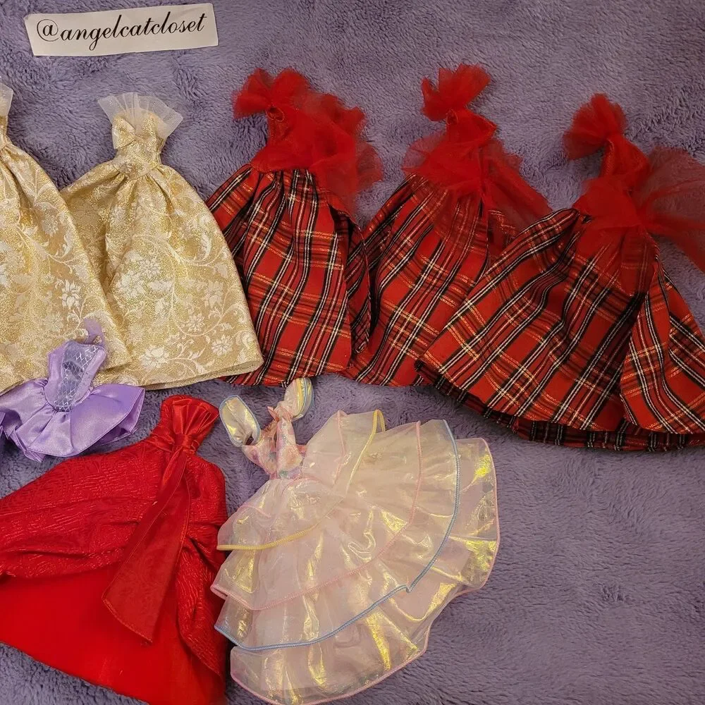 Barbie Model Muse Gown Lot Collector Christmas Holiday Dress Dresses Fancy Style